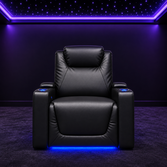 Carson Gold Class Electric Recliner Home Theatre Seating | Cinema Chairs