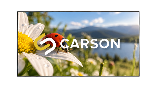Carson Screens Acoustic Zero 16:9 4K/8K HDR Fixed Frame Projector Screen