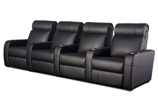 Carson The Producer Electric Four-Seater Recliner Home Theatre Seating / Cinema Chairs