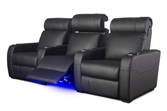 Carson The Producer Electric Three-Seater Recliner Home Theatre Seating / Cinema Chairs view 2