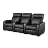 Carson The Producer Electric Three-Seater Recliner Home Theatre Seating | Cinema Chairs