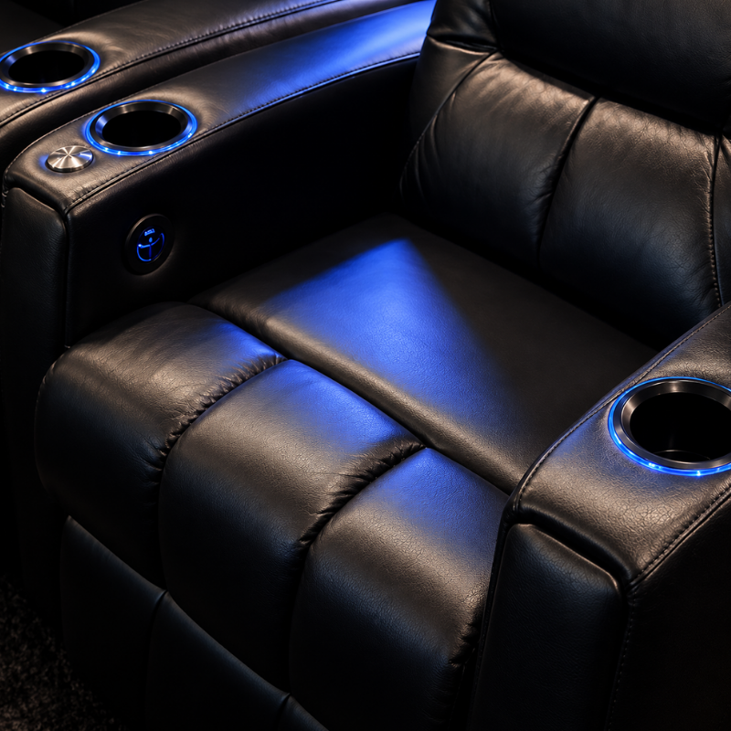 Carson The Premiere Electric Recliner Home Theatre Seating | Cinema Chairs
