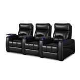 Carson The Premiere Three Seater Electric Recliner Home Theatre Seating | Cinema Chairs