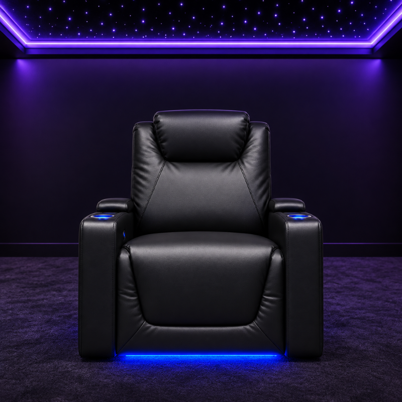 Carson Gold Class Electric Recliner Home Theatre  Seating | Cinema Chairs