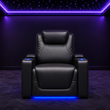 Carson Gold Class Electric Recliner Home Theatre  Seating | Cinema Chairs