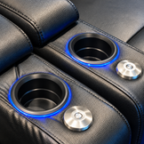Carson Gold Class Three Seater Electric Recliner Home Theatre Seating | Cinema Chairs