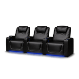 Carson Gold Class Three Seater Electric Recliner Home Theatre Seating | Cinema Chairs