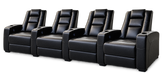 Carson The Director Four Electric Recliner Home Theatre Seating | Cinema Chairs