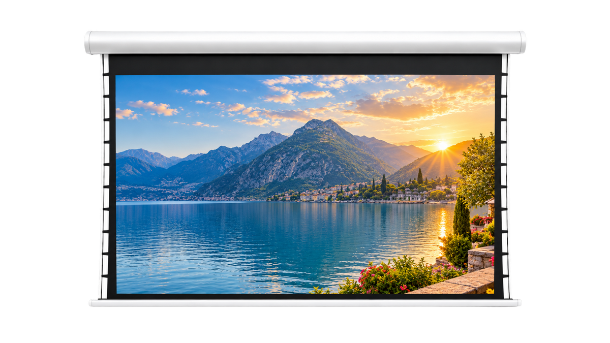 Carson Preference Acoustic HDR Tab-Tension Powered Projector Screen | 16:9