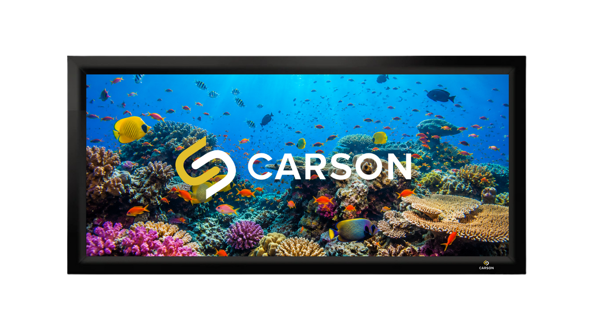 Carson Scope 2.35:1 4K/8K Fixed Frame Projector Screen