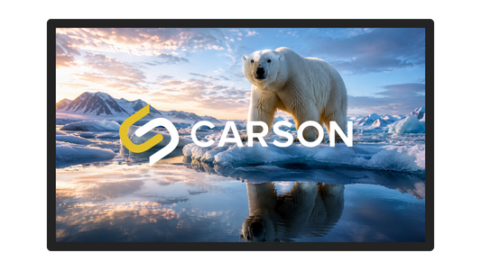 Carson Selina 16:9 4K/8K Fixed Frame Home Theatre Screen - Matte Material