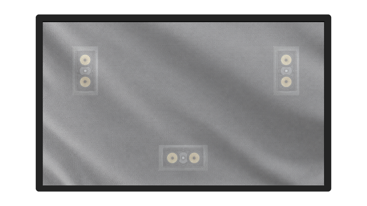 Carson Selina 16:9 4K/8K Fixed Frame Home Theatre Screen - Matte Material