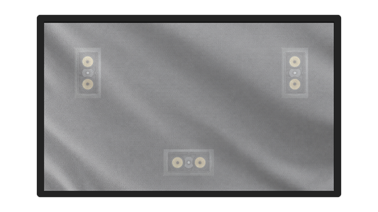 Carson Selina 16:9 4K/8K Fixed Frame Home Theatre Screen - Matte Material