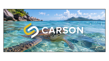 Carson Acoustic Zero / Scope Zero 2.35:1 4K/8K HDR Fixed Frame Cinemascope Acoustic Woven II Matt Screen