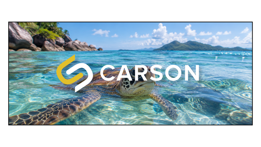 Carson Acoustic Zero / Scope Zero 2.35:1 4K/8K HDR Fixed Frame Cinemascope Acoustic Woven II Matt Screen