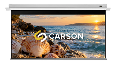 Carson Cellio 2.35:1 4K/8K In-Ceiling Powered Home Theatre Screen
