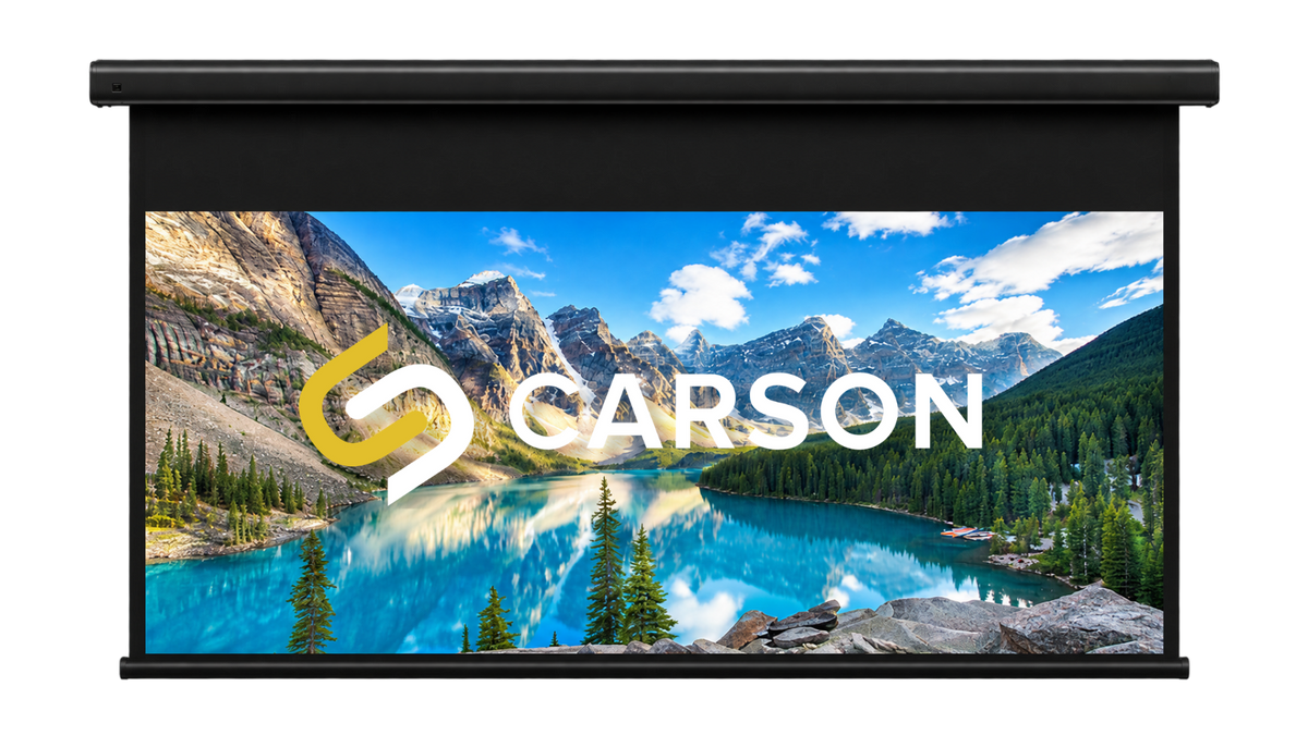Carson Cellio 2.35:1 4K/8K Powered Home Theatre Screen