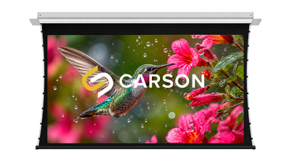Carson Preference Tab-Tension 16:9 4K/8K In-Ceiling Powered Home Theatre Screen