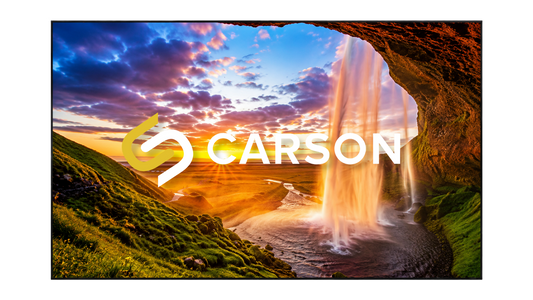 Carson Screens Black Zero 16:9 4K/8K ALR Fixed Frame Projector Screen