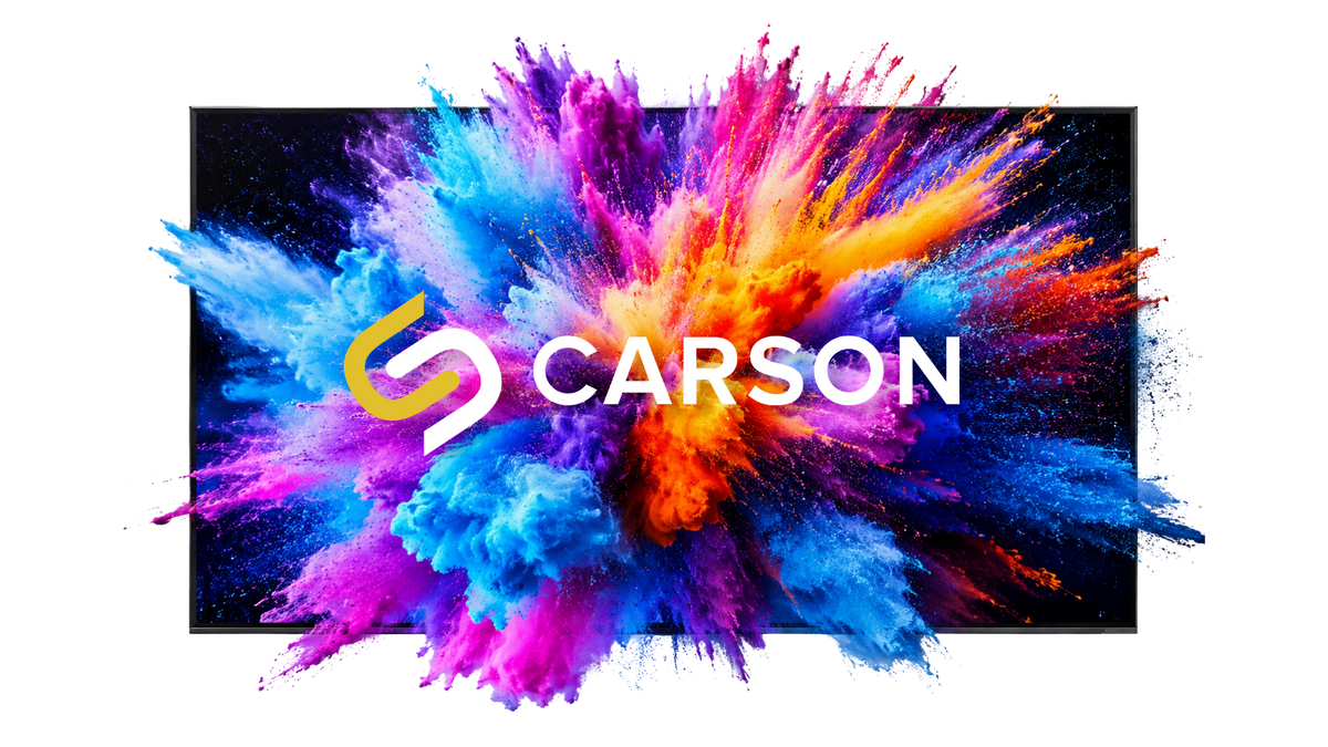 Carson Screens NovaStar Zero 16:9 4K/8K HDR UHC Fixed Frame Projector Screen - Silver UHC Material