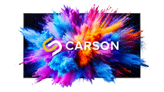 Carson Screens NovaStar Zero 16:9 4K/8K HDR UHC Fixed Frame Projector Screen - Silver UHC Material