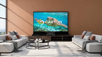Carson Screens The Phoenix 16:9 4K/8K Powered Floor-Rising ALR Projector Screen - Silver UHC Material
