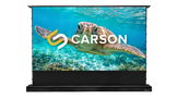 Carson Phoenix Silver UHC ALR Powered Floor-Rising Projector Screen | 16:9