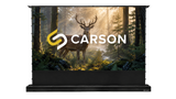 Carson Screens The Solaris 16:9 4K/8K Powered Floor-Rising ALR Projector Screen - Super High Ambient Light Rejection - BrightStar Ultra UST 8K