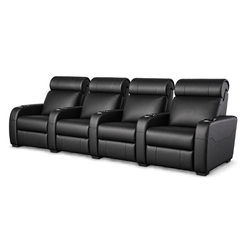 Carson The Producer Electric Four-Seater Recliner Home Theatre Seating | Cinema Chairs