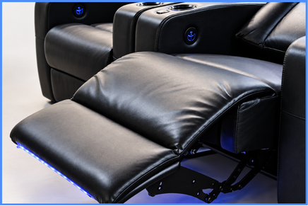 Carson The Director Electric Recliner Home Theatre Seating | Cinema Chairs